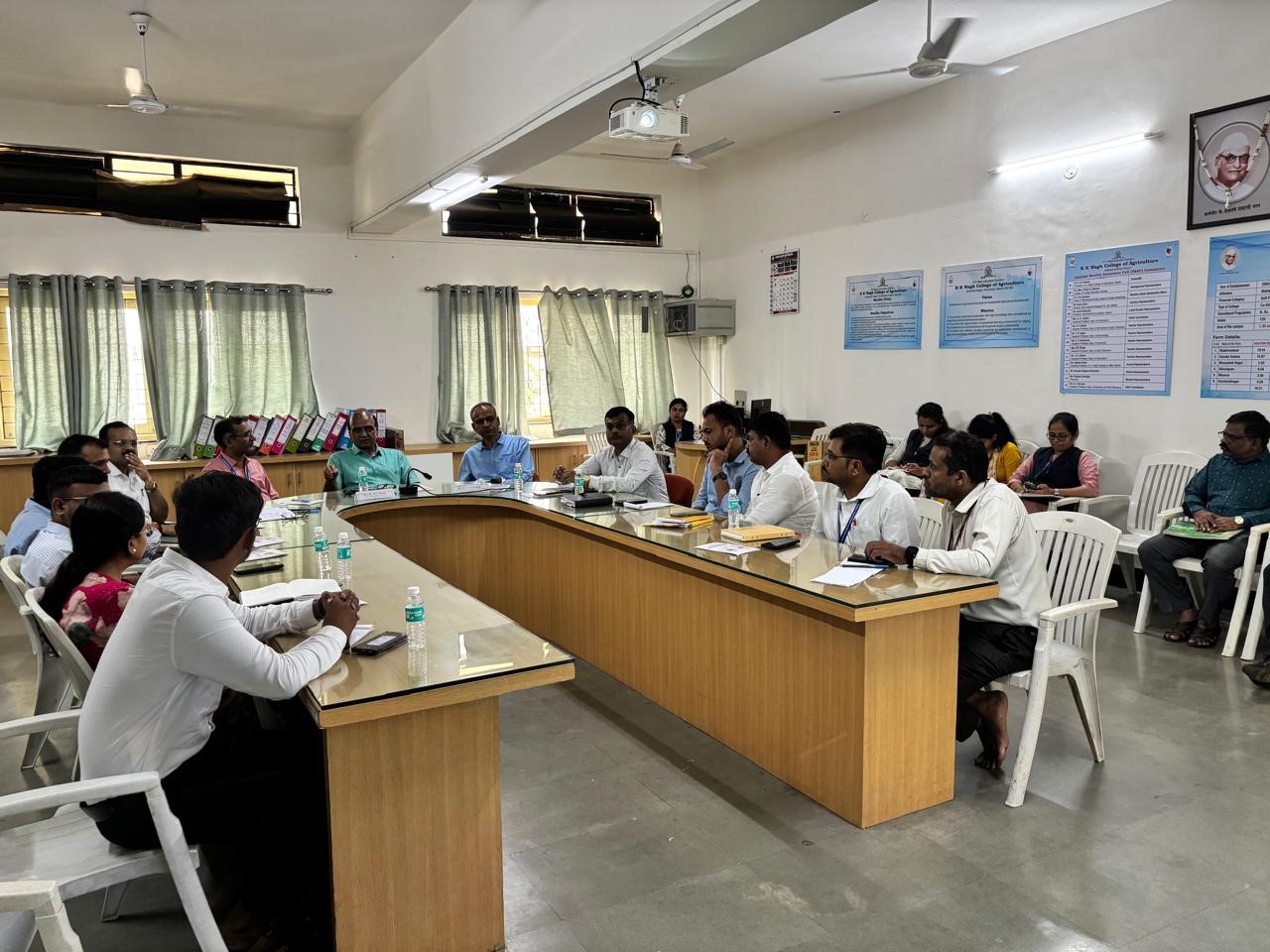 Dr.M.G.Shinde,Director,Skill Development Centre Nashik along with the trainer team SDC Nashik Centre Visited K K Wagh  Agri and Agri.Allied Colleges Nasik on 16th June 2025.