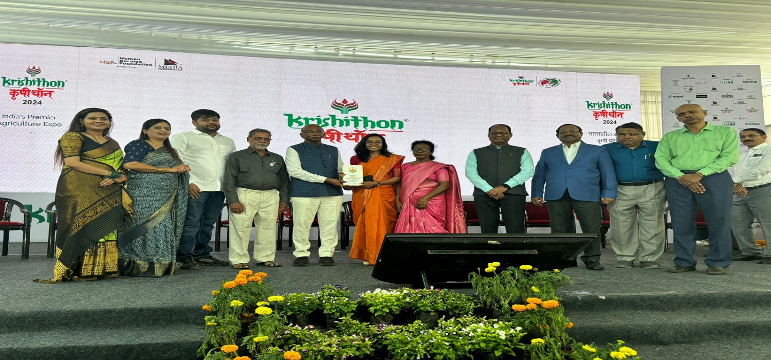 Dr M.P.Sonone received Young Scientist Award in Krushithon 2024