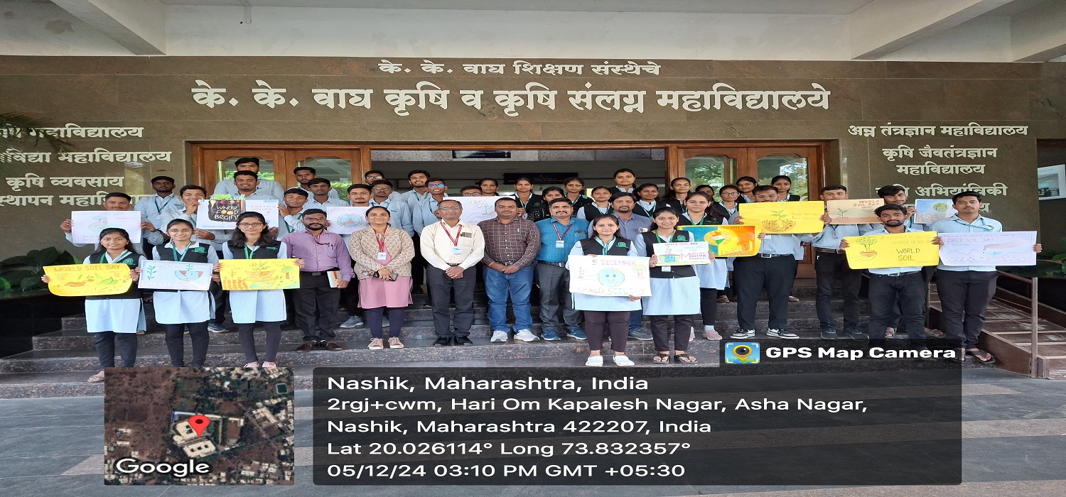 Poster Making Competition organized at college to Celebrate World Soil Day 2024-25