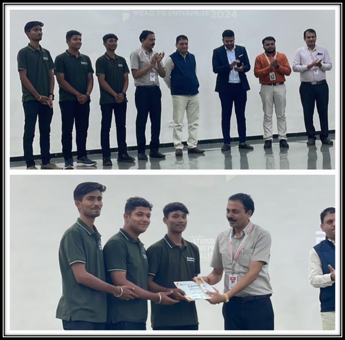 E-CELL , IIT BOMBAY under National Entrepreneurship Challenge 2024 had organized EUREKA , start-up  competition 2024.Project on Freshroom Mushrooms Presented by 1.Prajwal Chandankhede 2.Pratham Davange  has won the 1st Runner up prize and cash prize