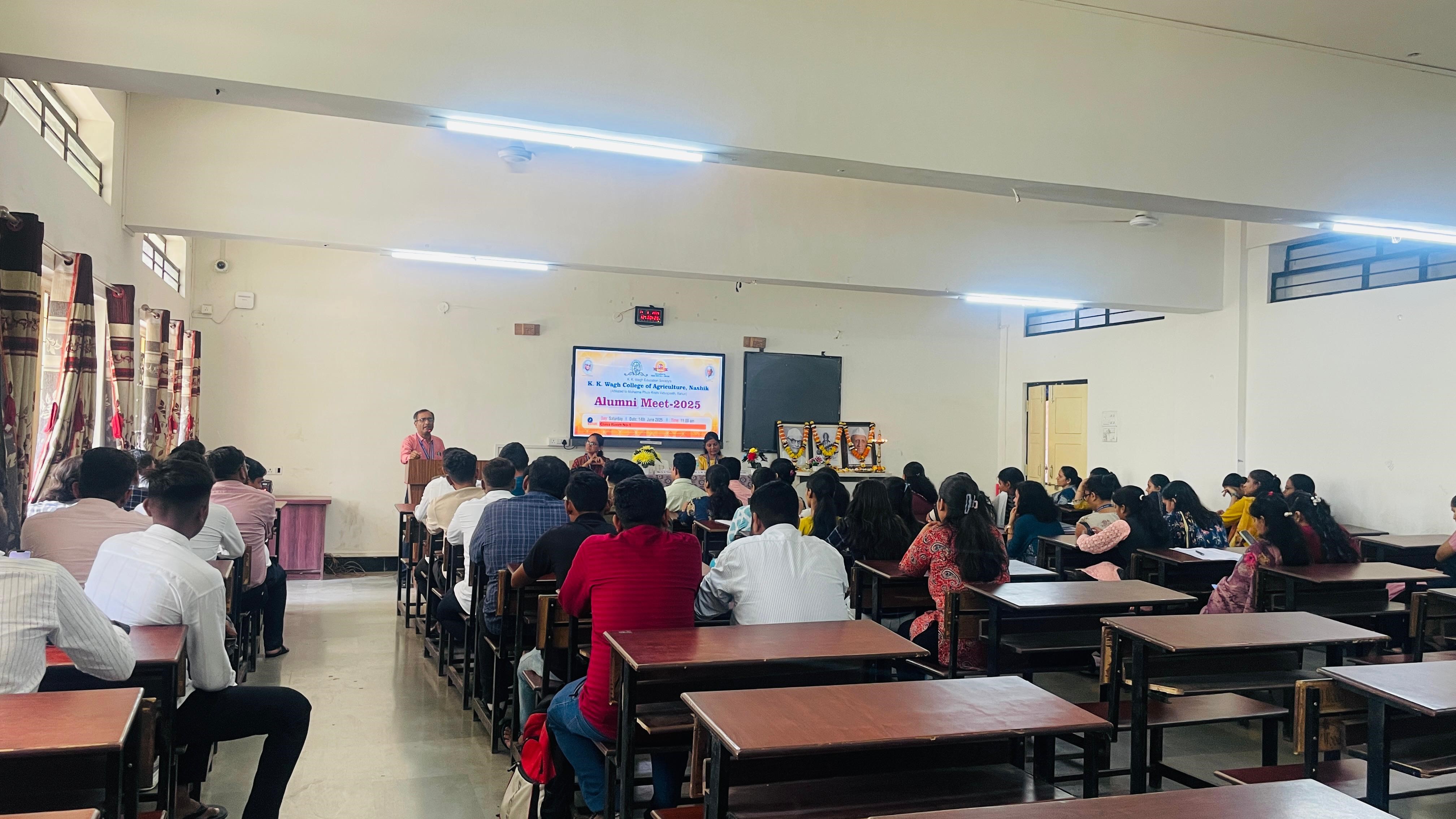 K K Wagh College of Agriculture Conducted Alumni Meet 2K25.